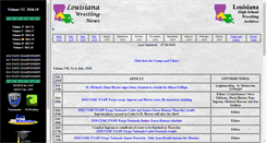 Desktop Screenshot of lawrestlingnews.com